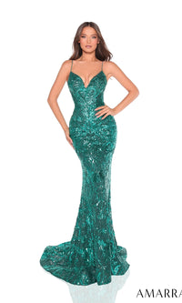 Emerald Amarra Long Formal Dress 88288