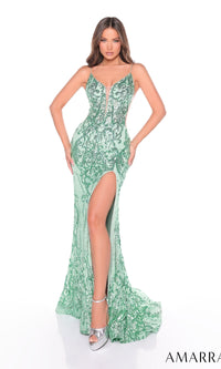 Sage Amarra Long Formal Dress 88299