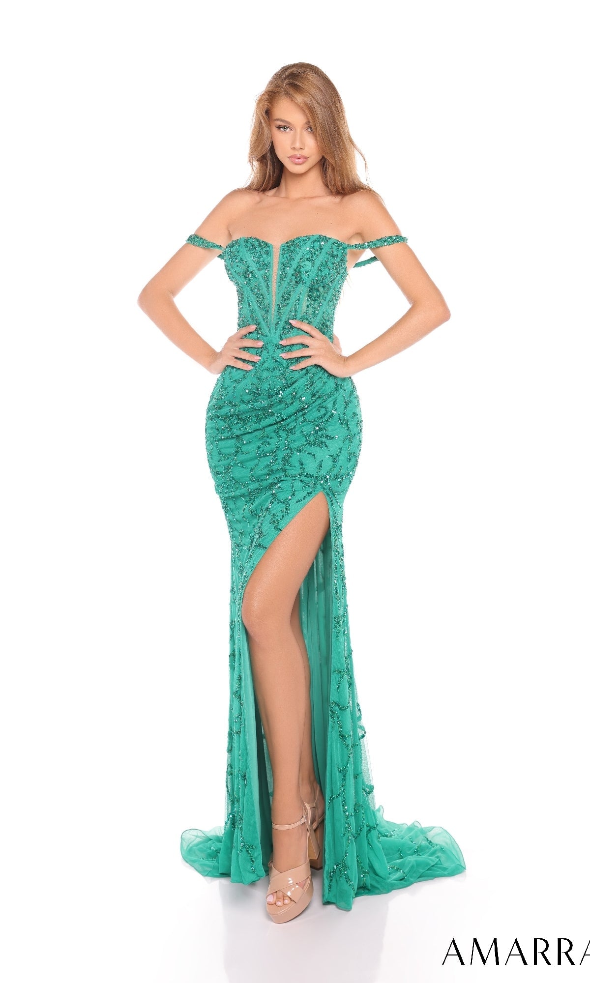 Jade Amarra Long Formal Dress 88305