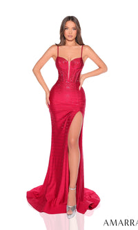 Red Amarra Long Formal Dress 88306