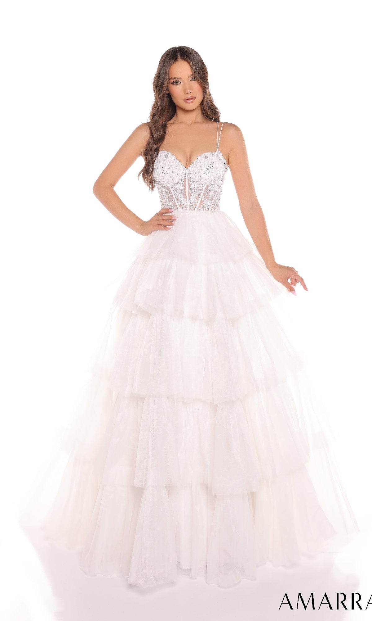 Amarra Long Formal Dress 88345
