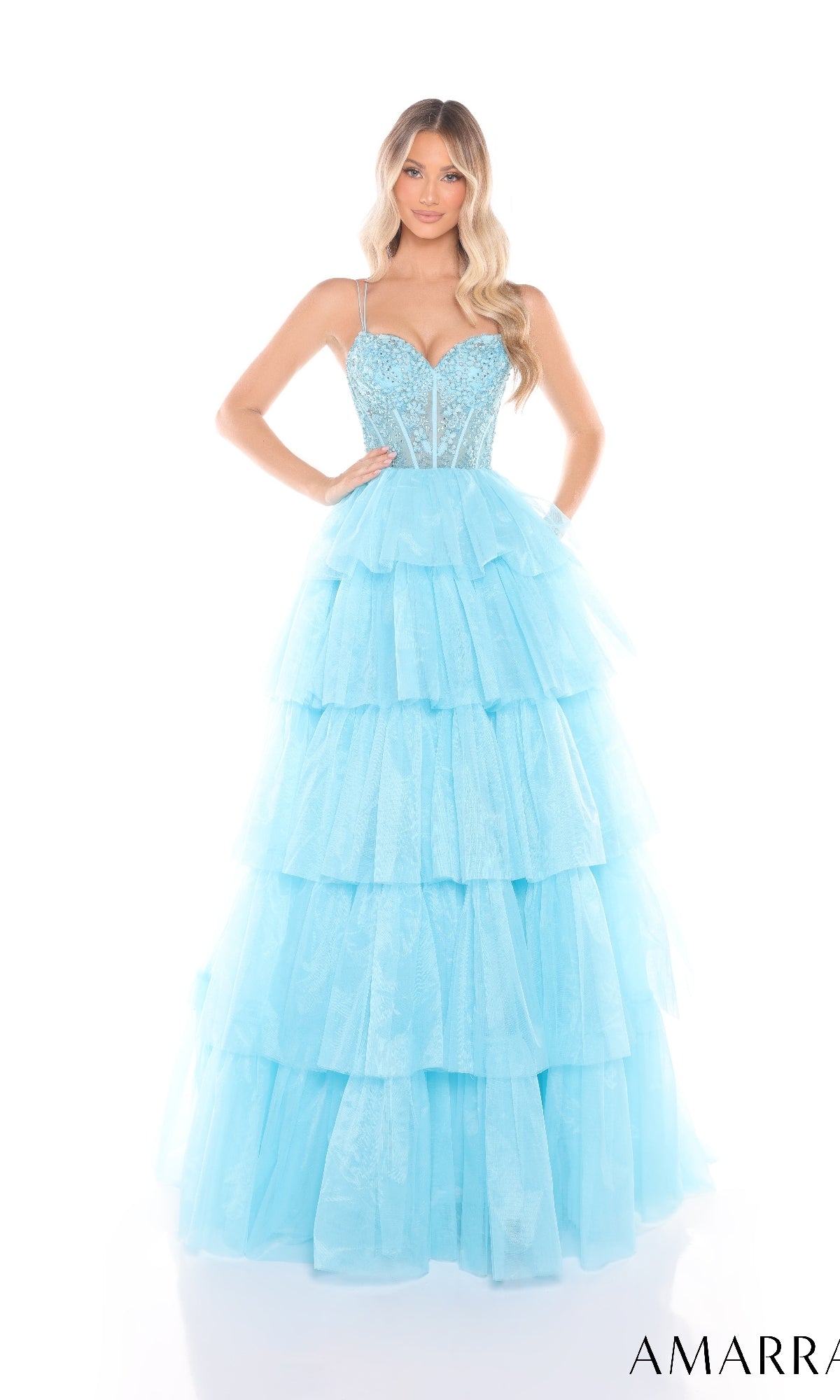 Amarra Long Formal Dress 88345