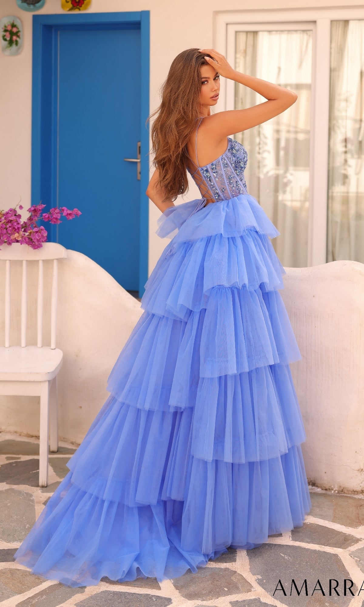 Amarra Long Formal Dress 88345