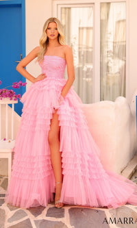 Candy Pink Amarra Long Formal Dress 88349