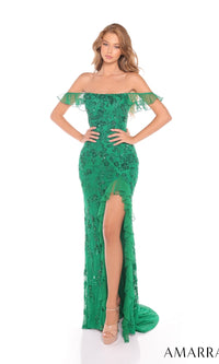 Emerald Amarra Long Formal Dress 88368