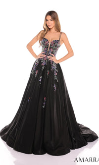 Black Amarra Long Formal Dress 88379