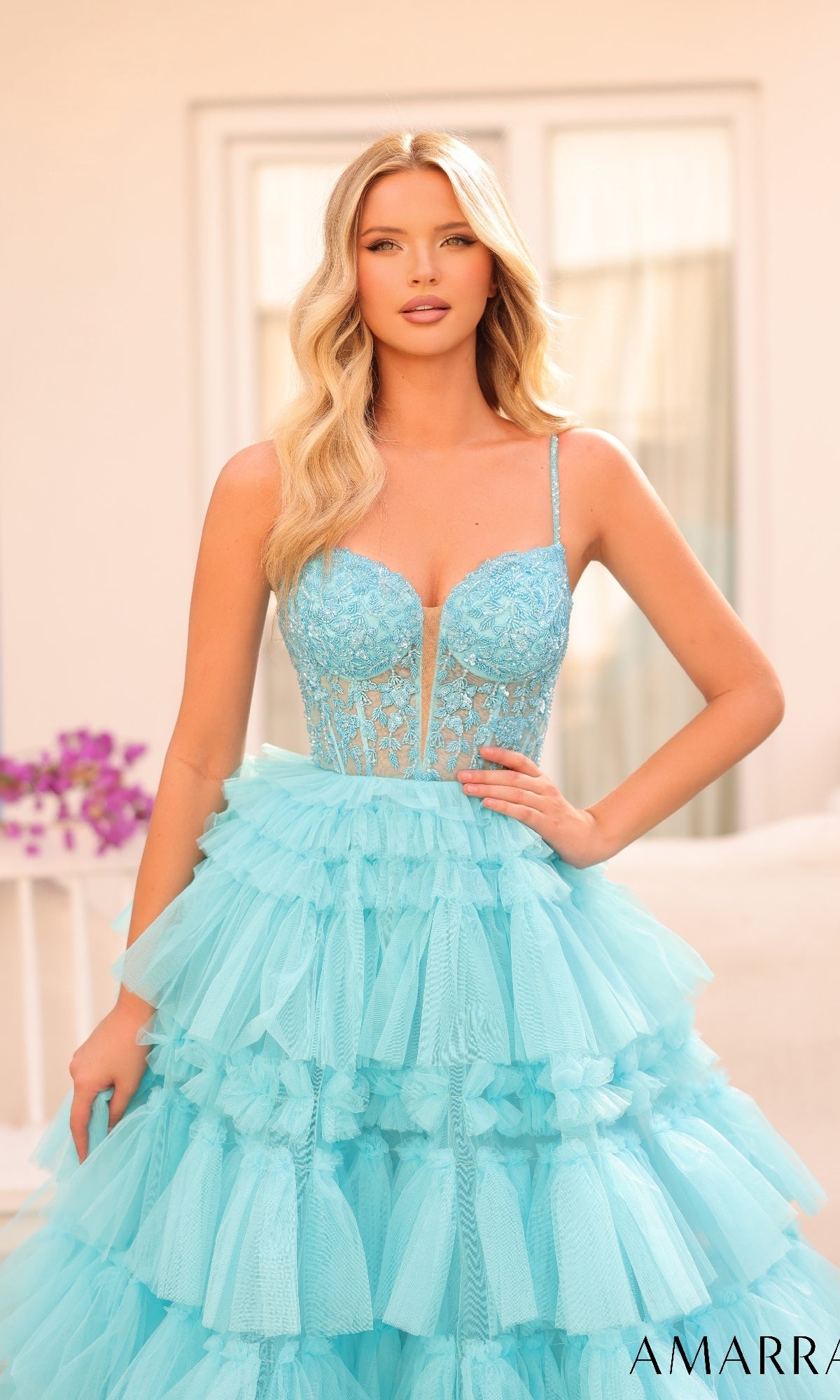 Amarra Long Formal Dress 88398