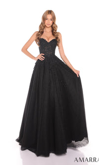 Black Amarra Long Formal Dress 88413