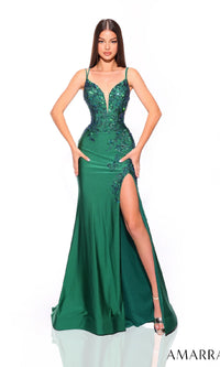 Emerald Amarra Long Formal Dress 88813-1
