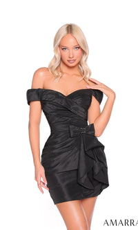 Black Amarra Short Party Dress 88903
