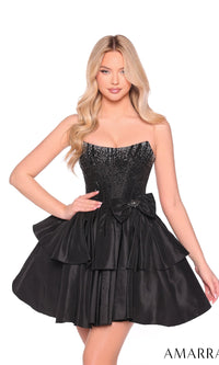 Black Amarra Short Party Dress 88912
