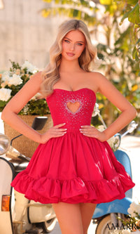 Red Amarra Short Party Dress 88933