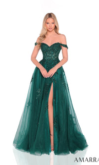 Emerald Amarra Long Formal Dress 88938