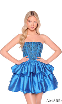 Peacock Amarra Short Party Dress 88952