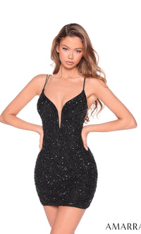 Black Amarra Short Party Dress 88975