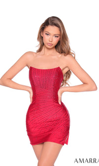 Red Amarra Short Party Dress 89018