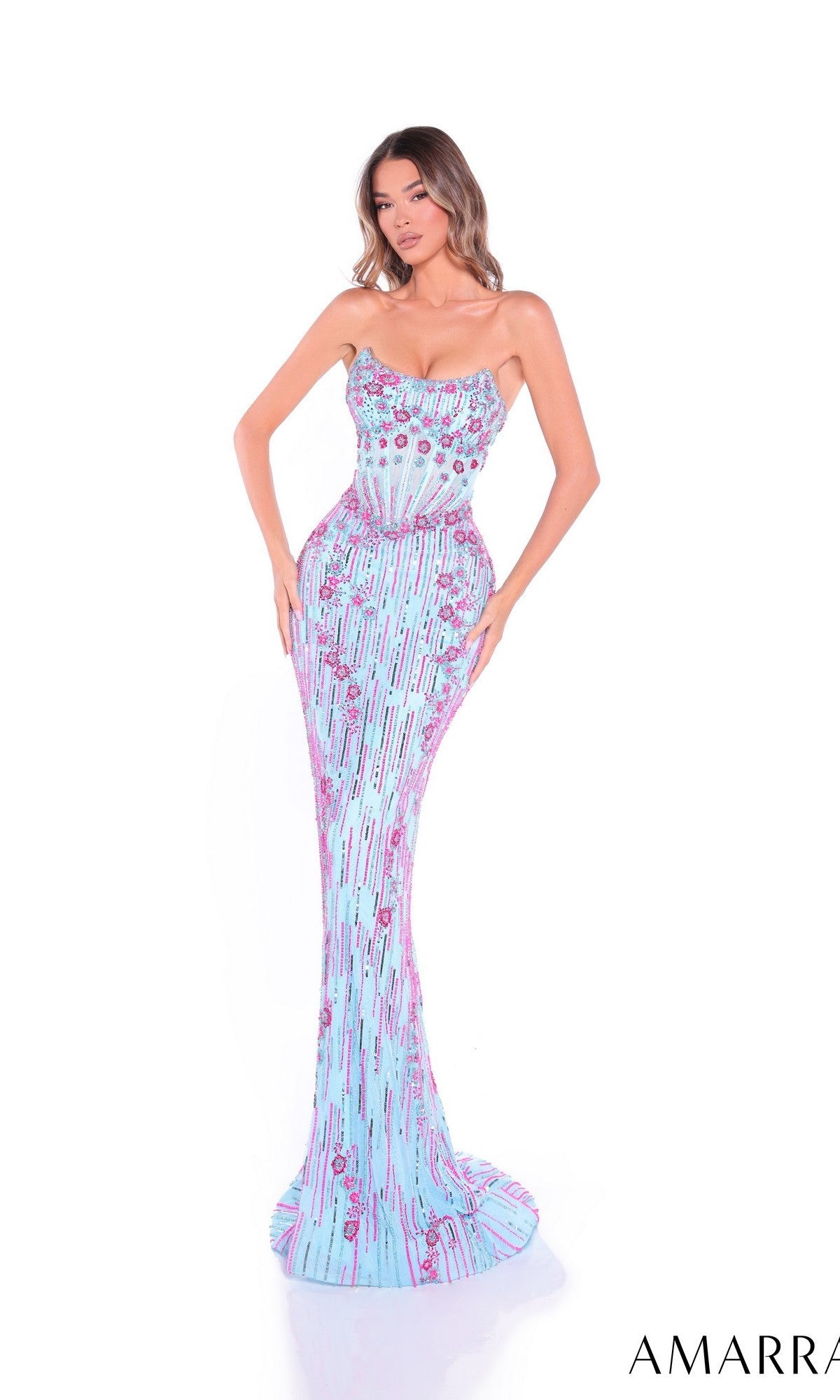 Amarra Long Formal Dress 89057