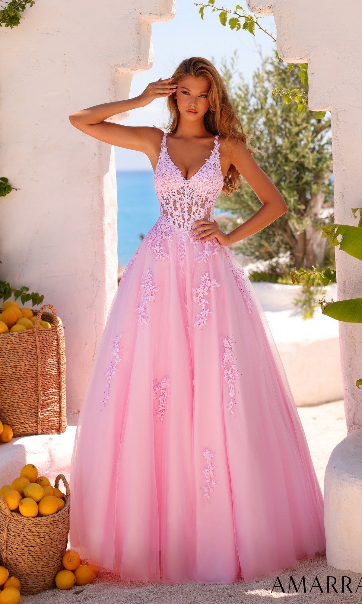 Amarra Long Formal Dress 89523