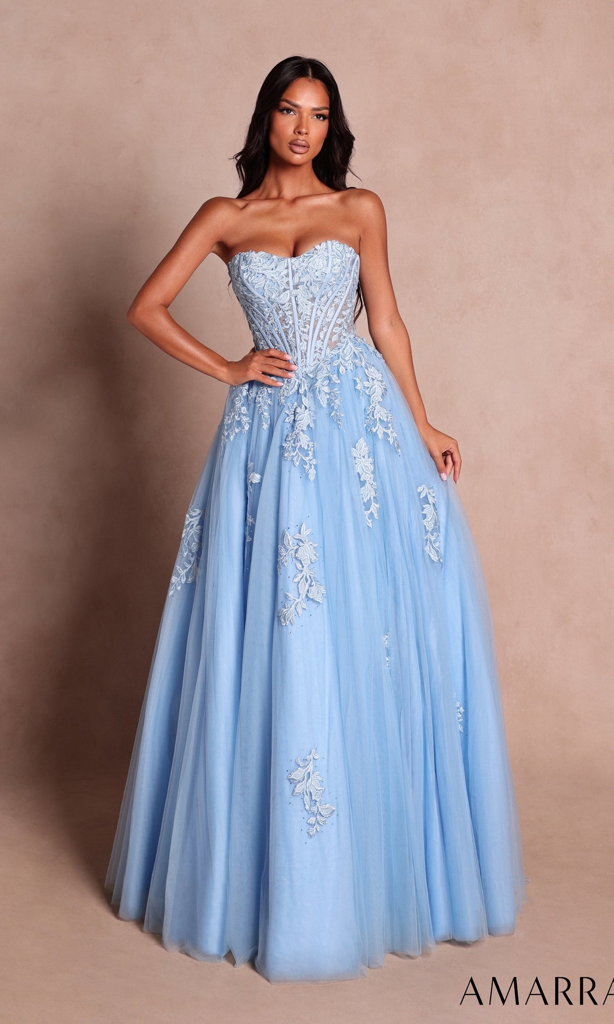 Amarra Long Formal Dress 89626