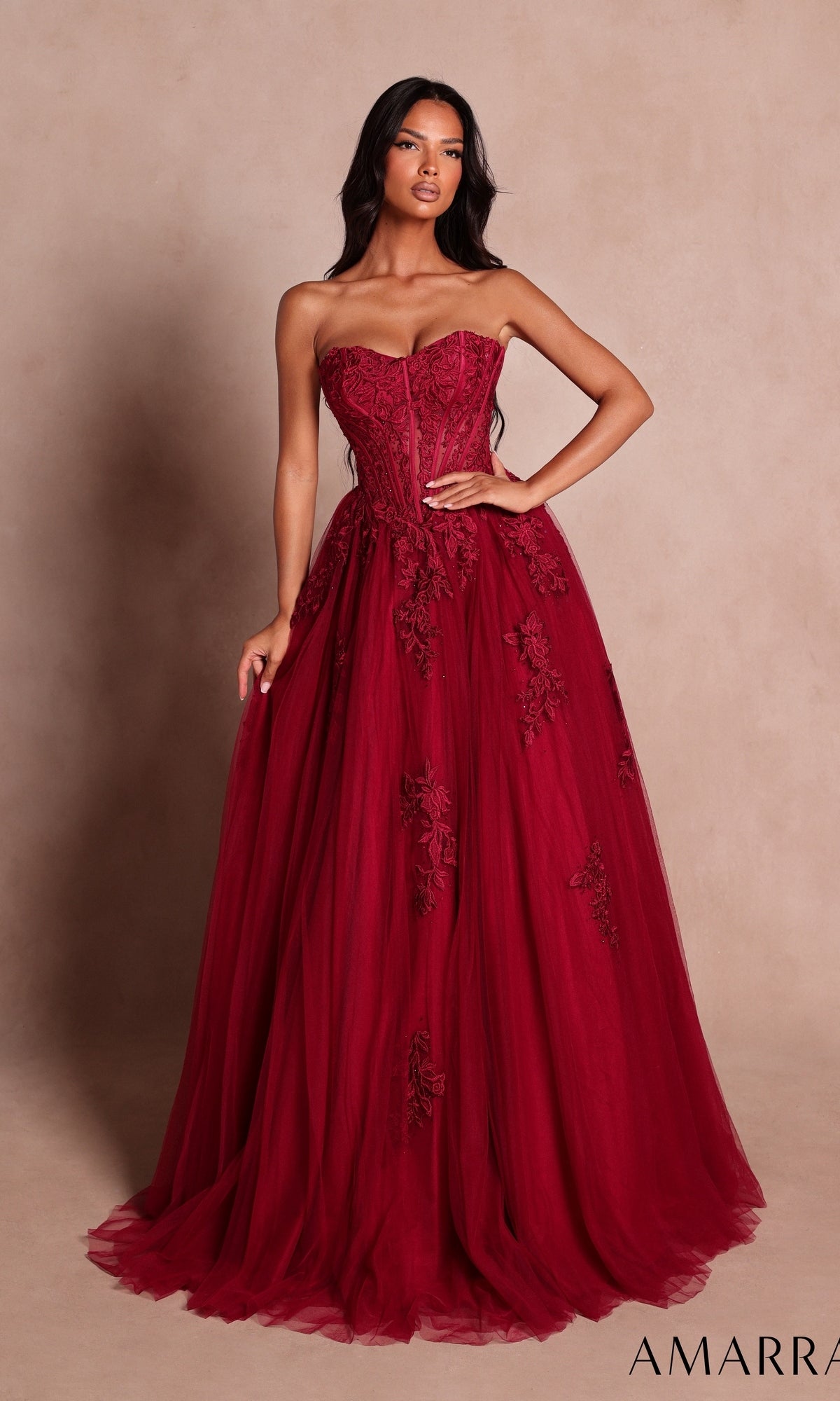 Amarra Long Formal Dress 89626