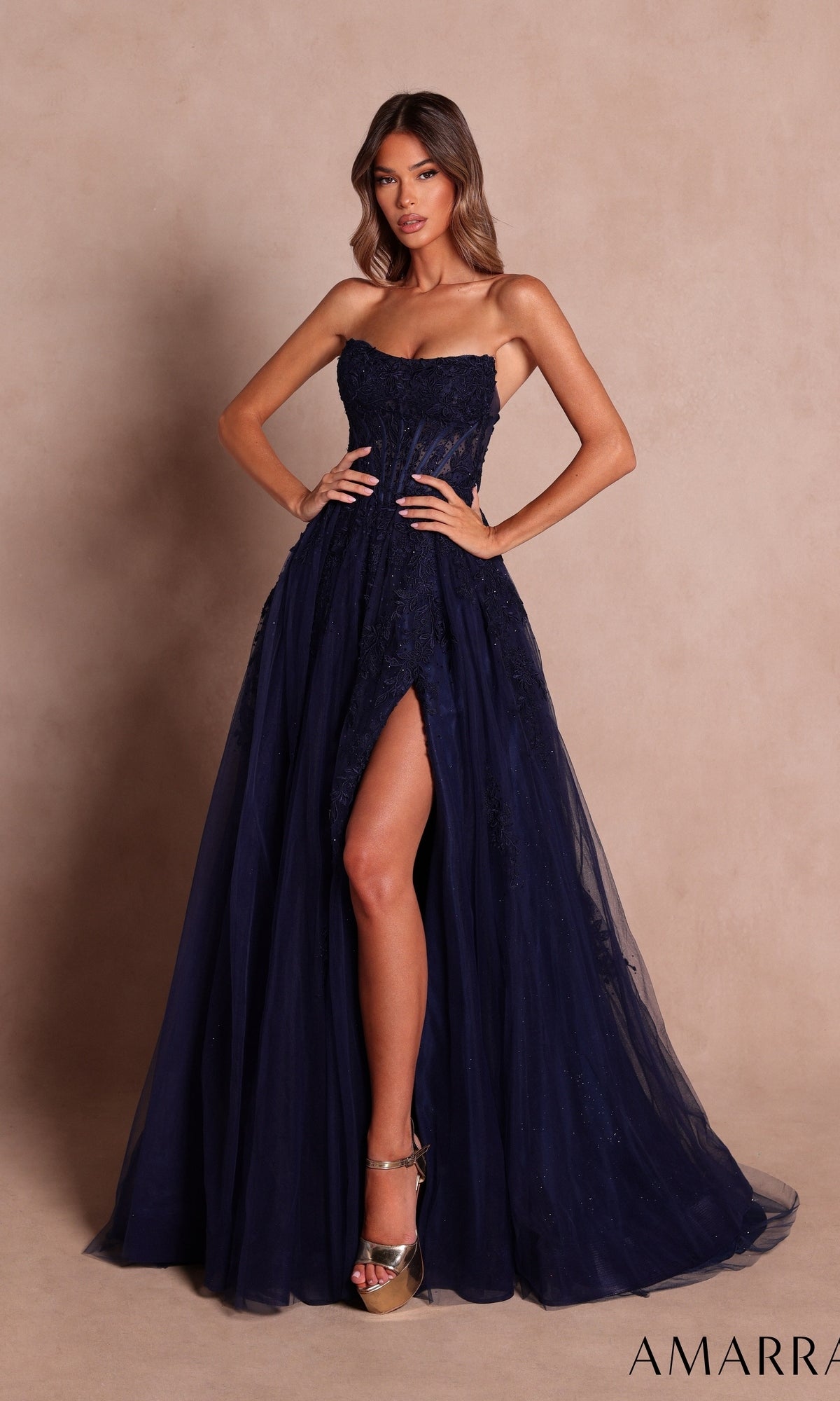 Amarra Long Formal Dress 89684