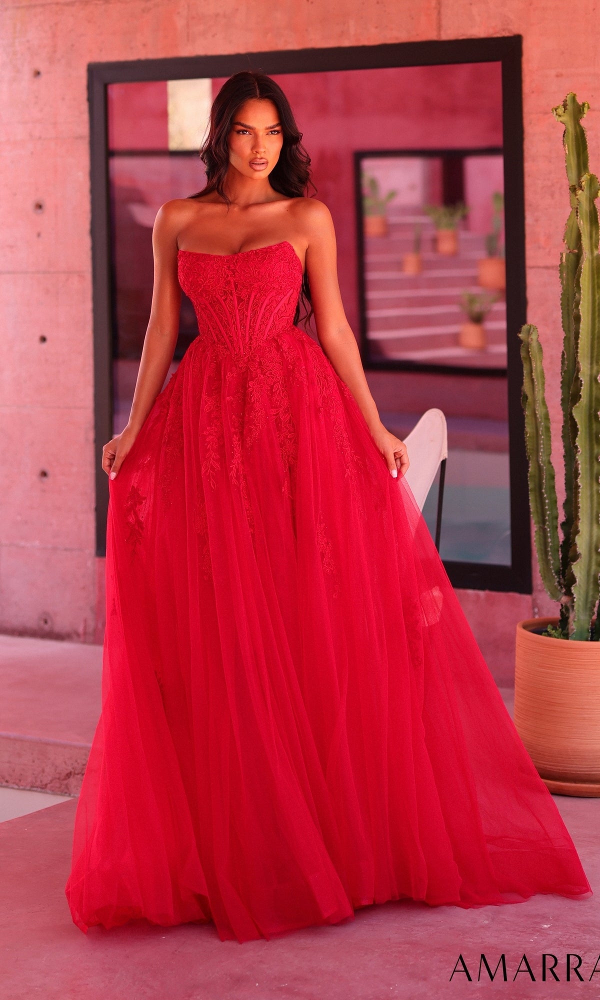 Amarra Long Formal Dress 89684