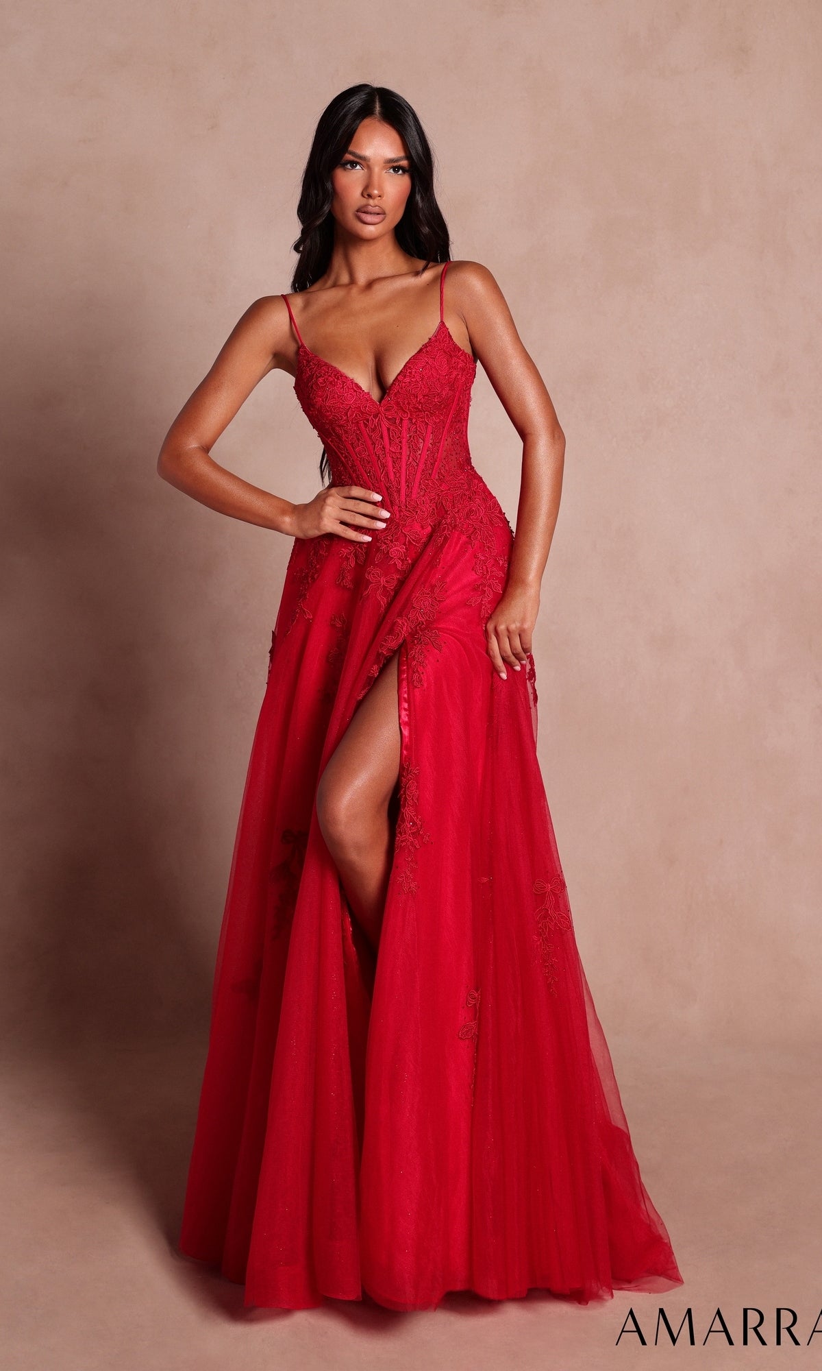 Amarra Long Formal Dress 89693