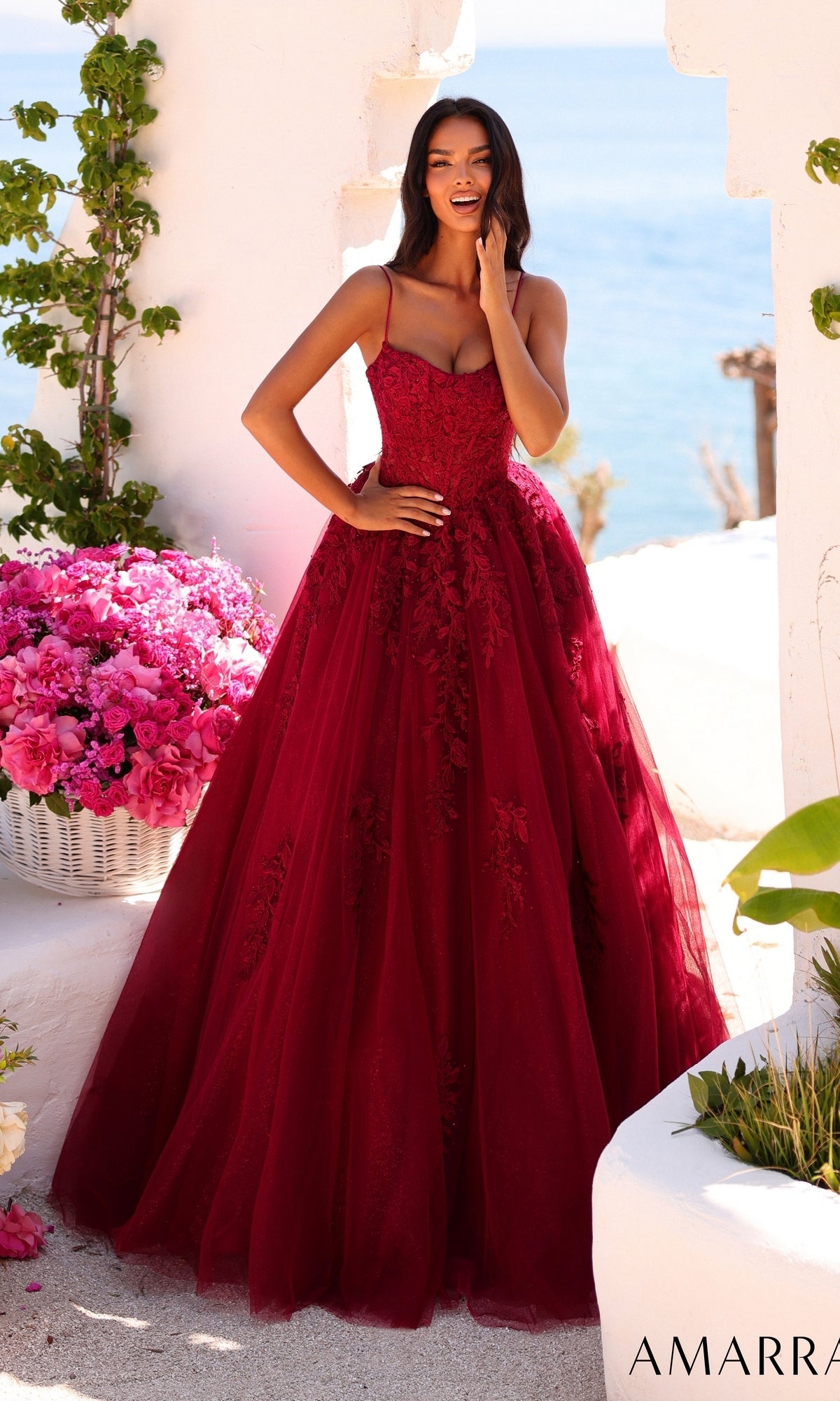 Amarra Long Formal Dress 89806