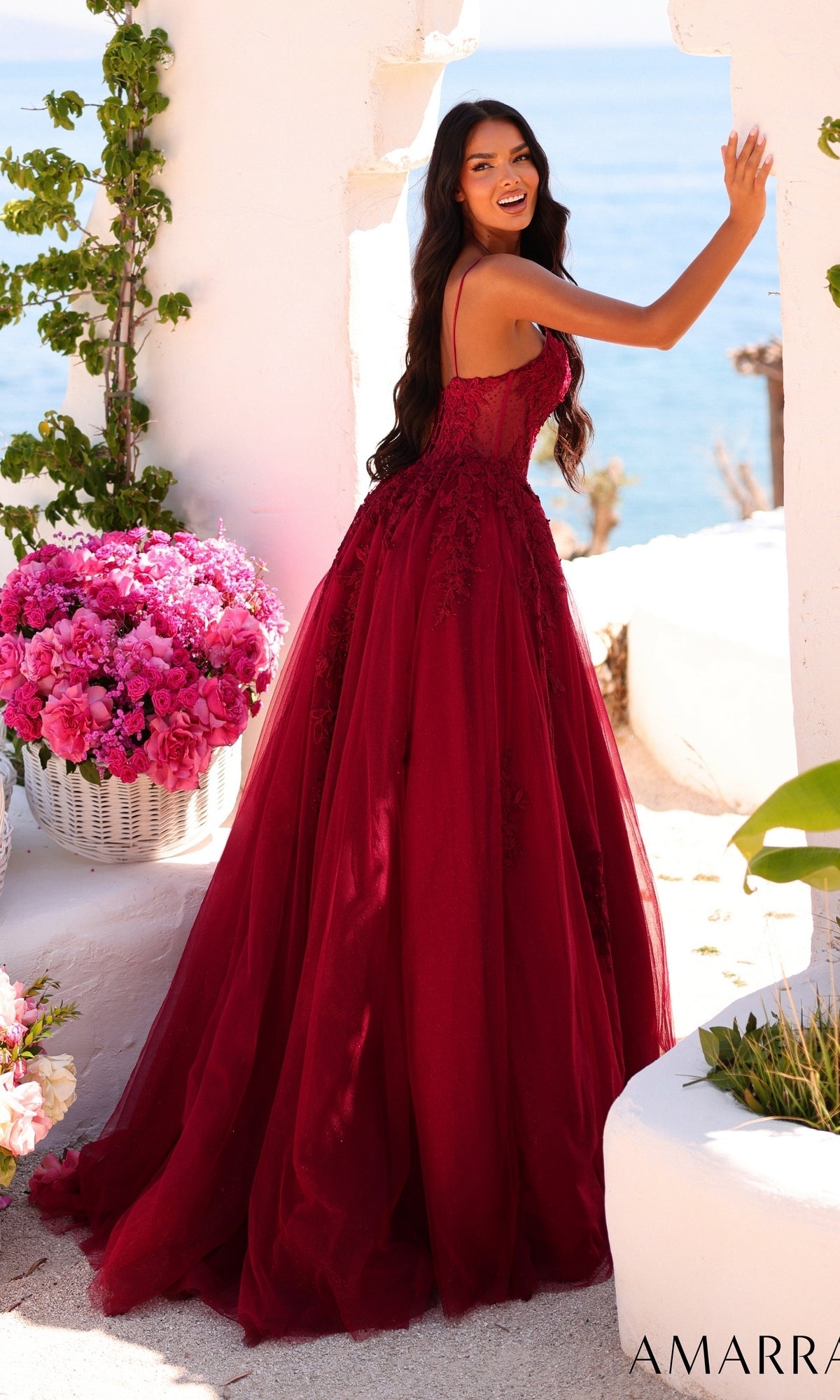Amarra Long Formal Dress 89806