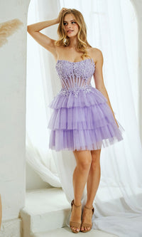 Amelia Couture Short Homecoming Dress 9066S
