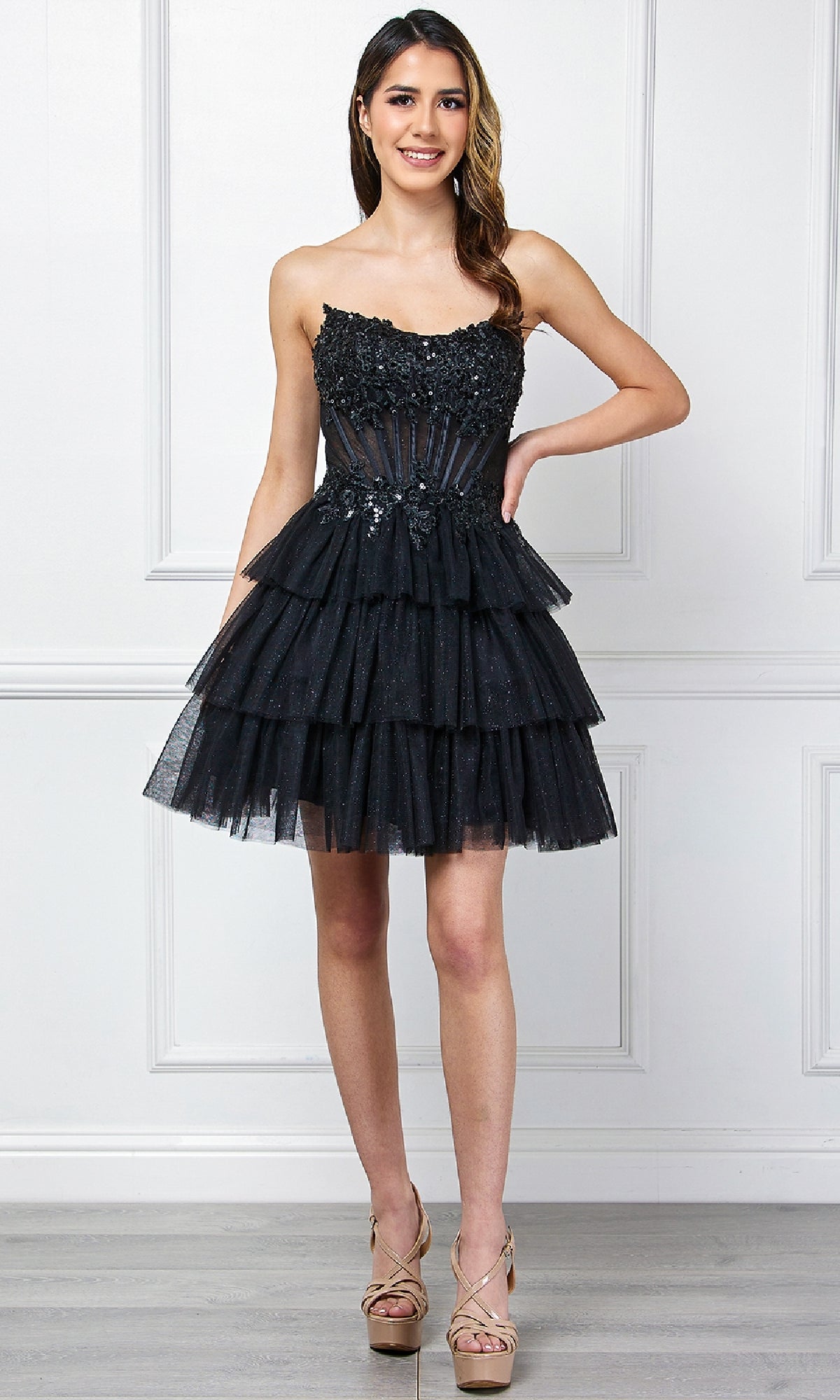 Amelia Couture Short Homecoming Dress 9066S