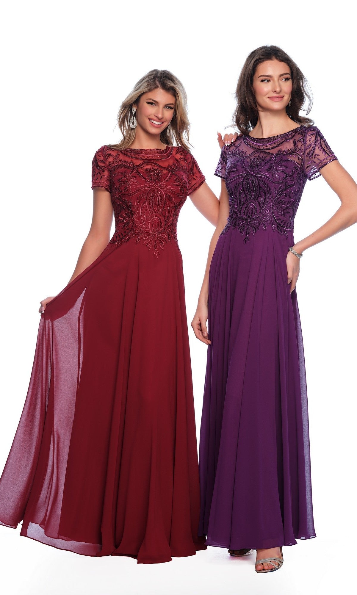 Dave & Johnny Long Formal Dress A9071