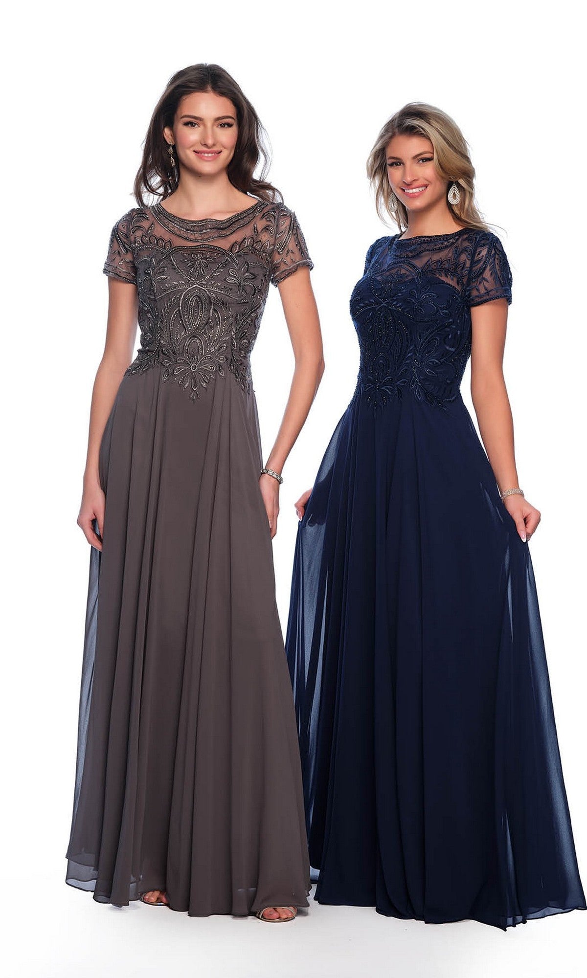Dave & Johnny Long Formal Dress A9071