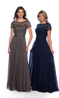 Dave & Johnny Long Formal Dress A9071