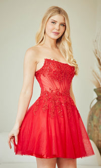 Amelia Couture Short Party Dress 9083S