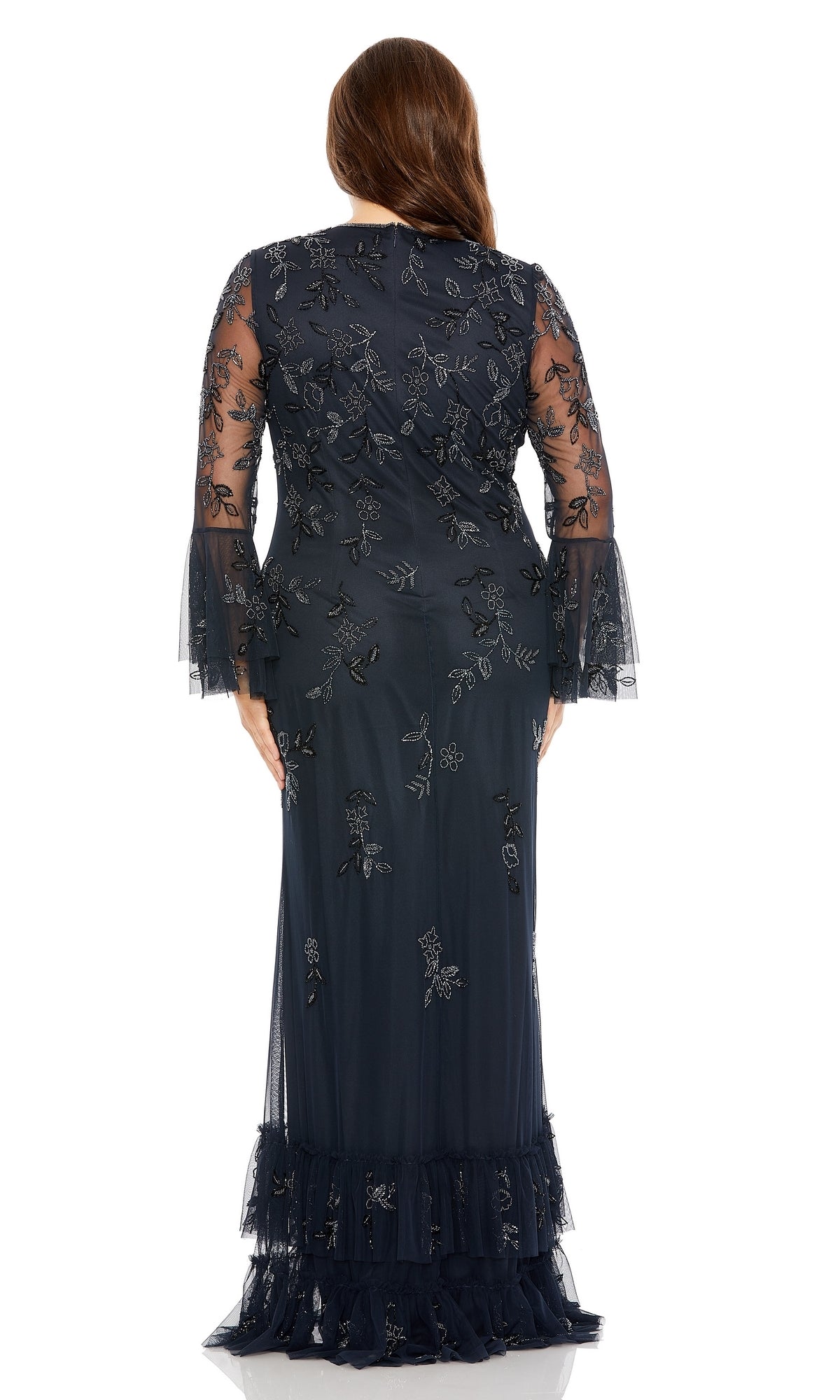 Mac Duggal Long Plus-Size Formal Dress 9239