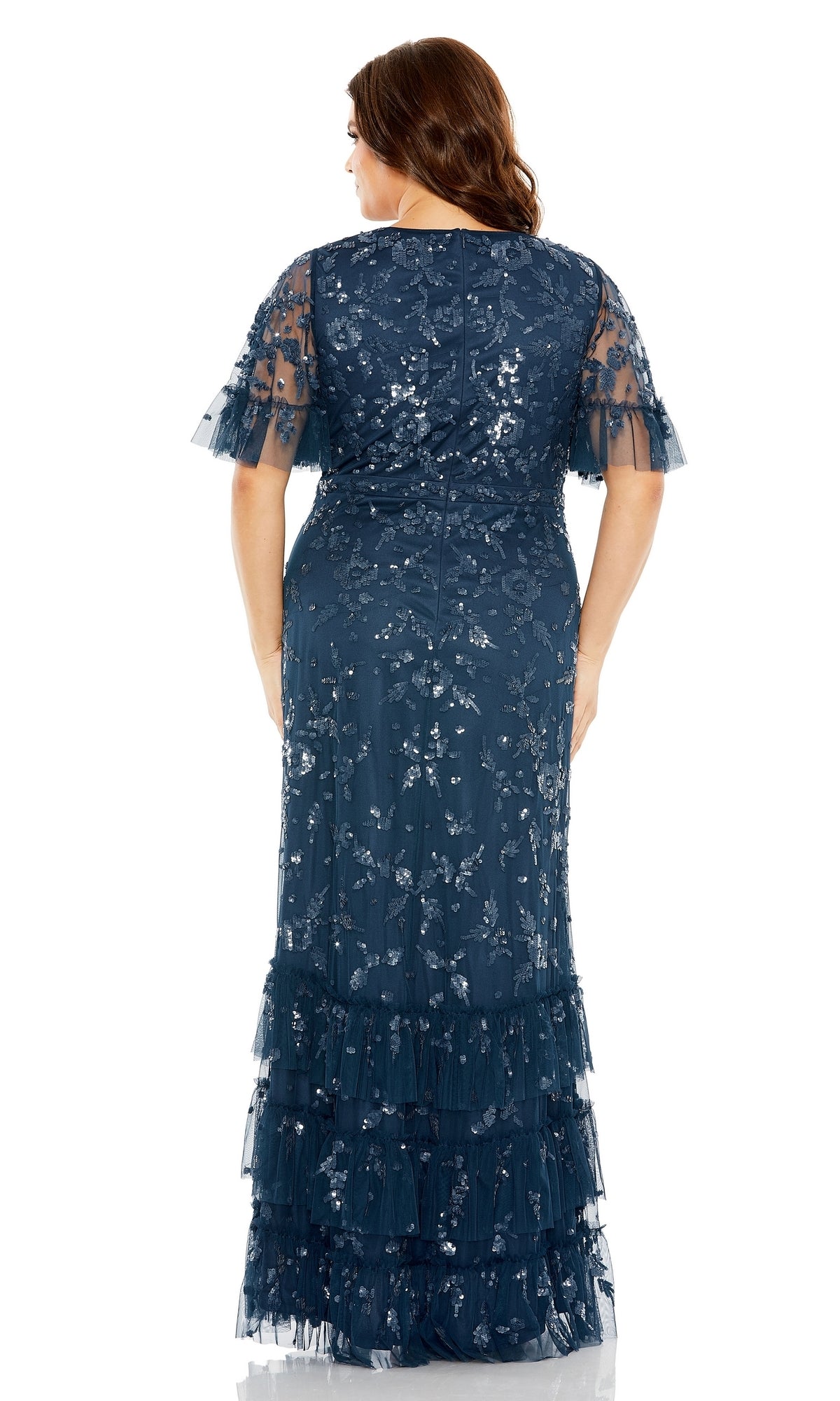 Mac Duggal Long Plus-Size Formal Dress 9270