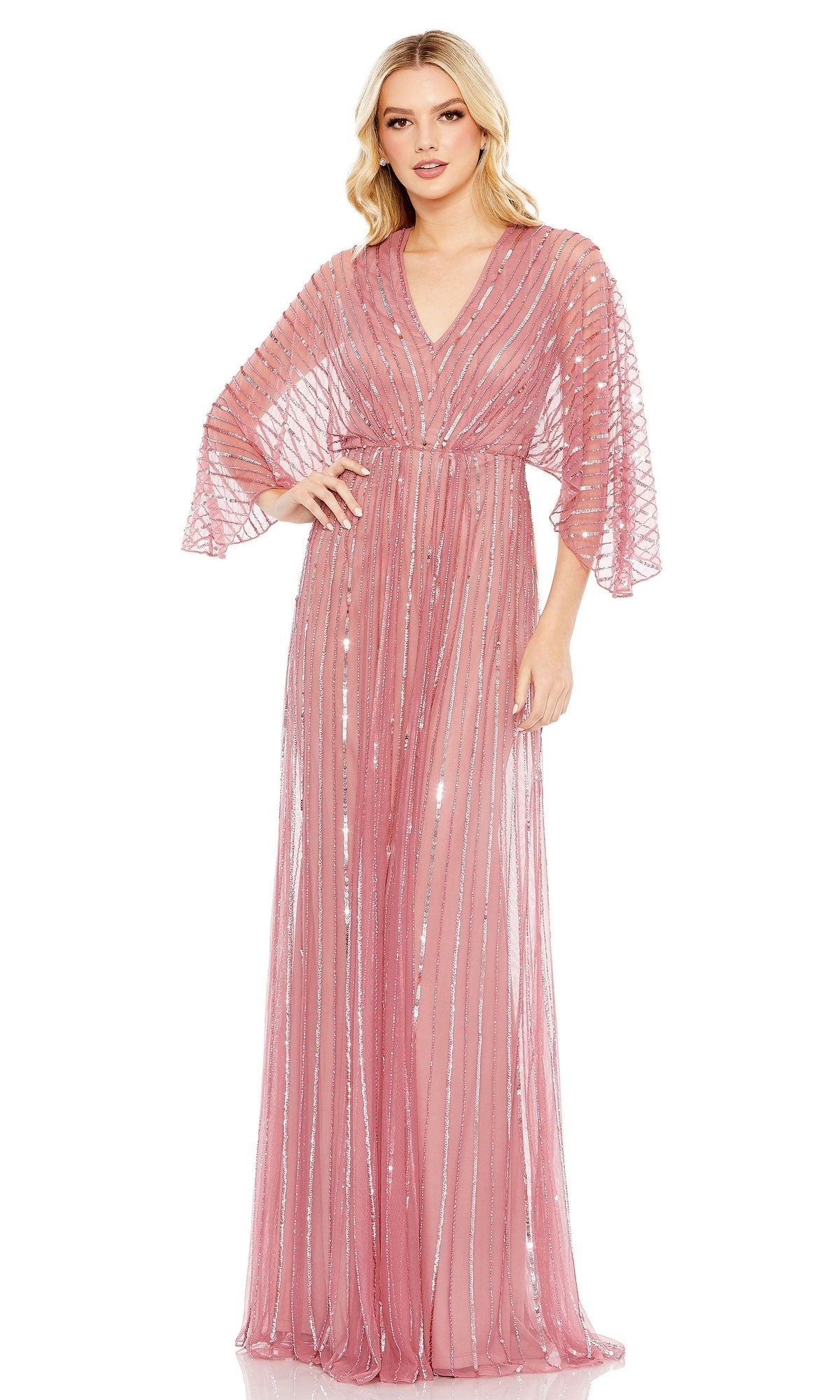 Rosewood Mac Duggal Long Formal Dress 93841