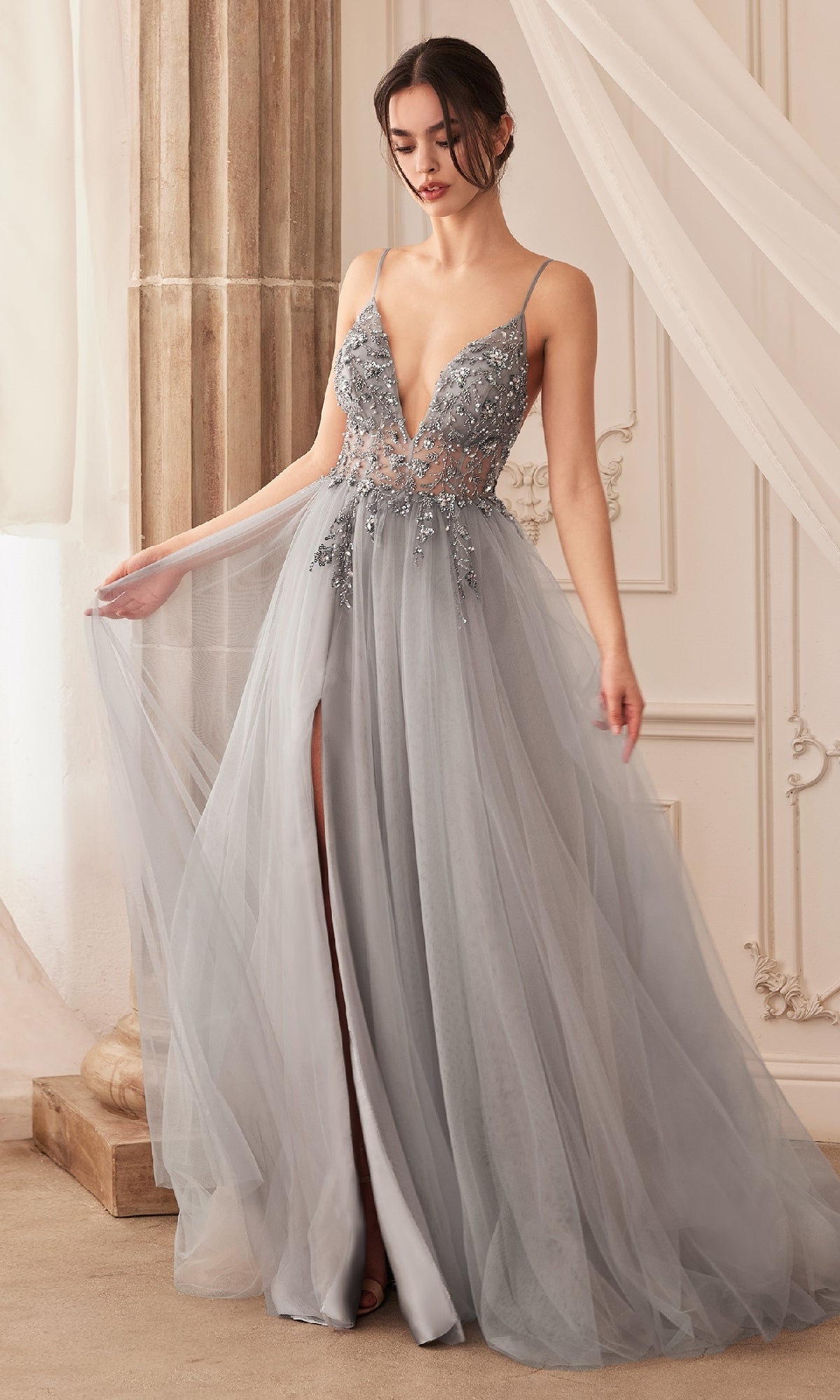 Andrea & Leo Long Formal Dress A0672