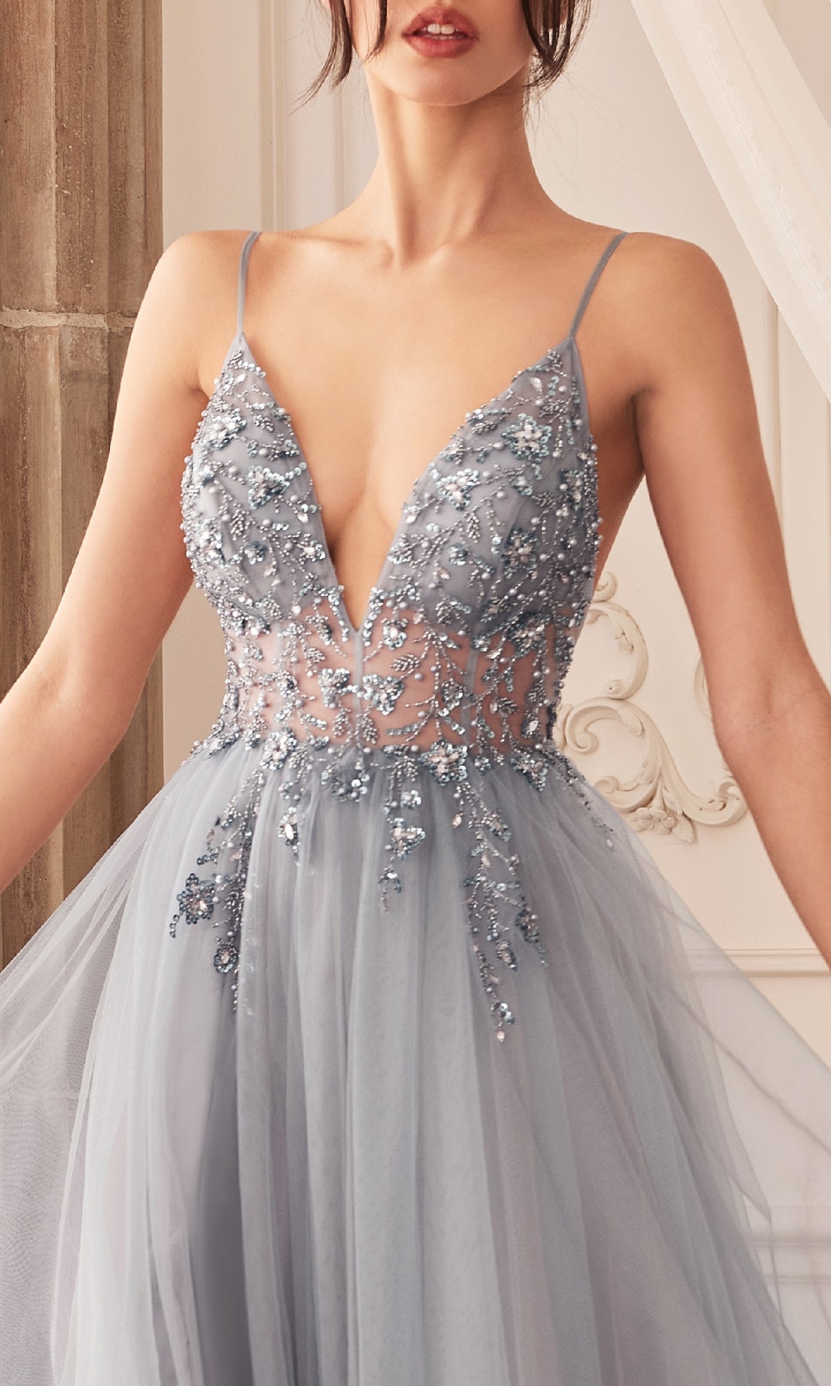 Andrea & Leo Long Formal Dress A0672