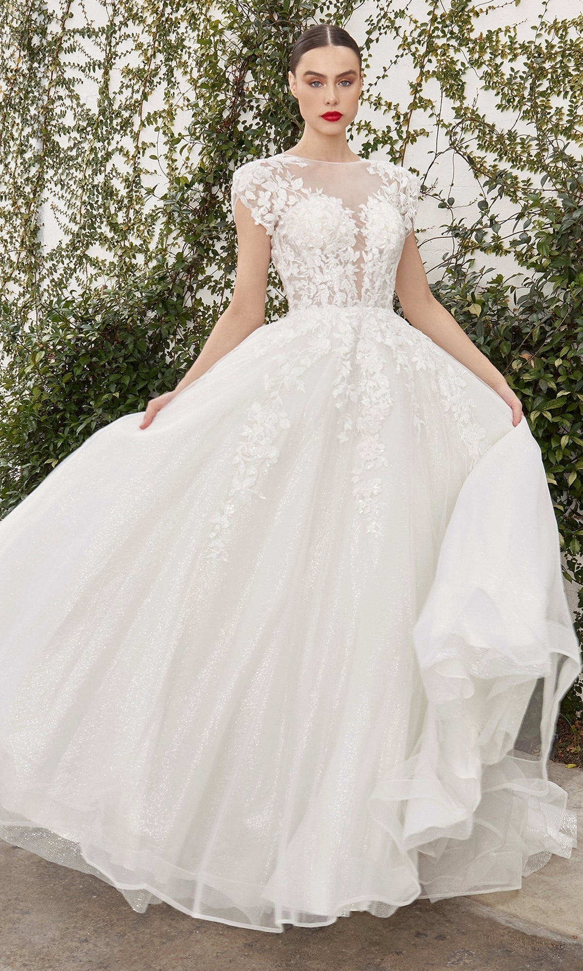 Off White Ladivine Long Wedding Dress A1082W