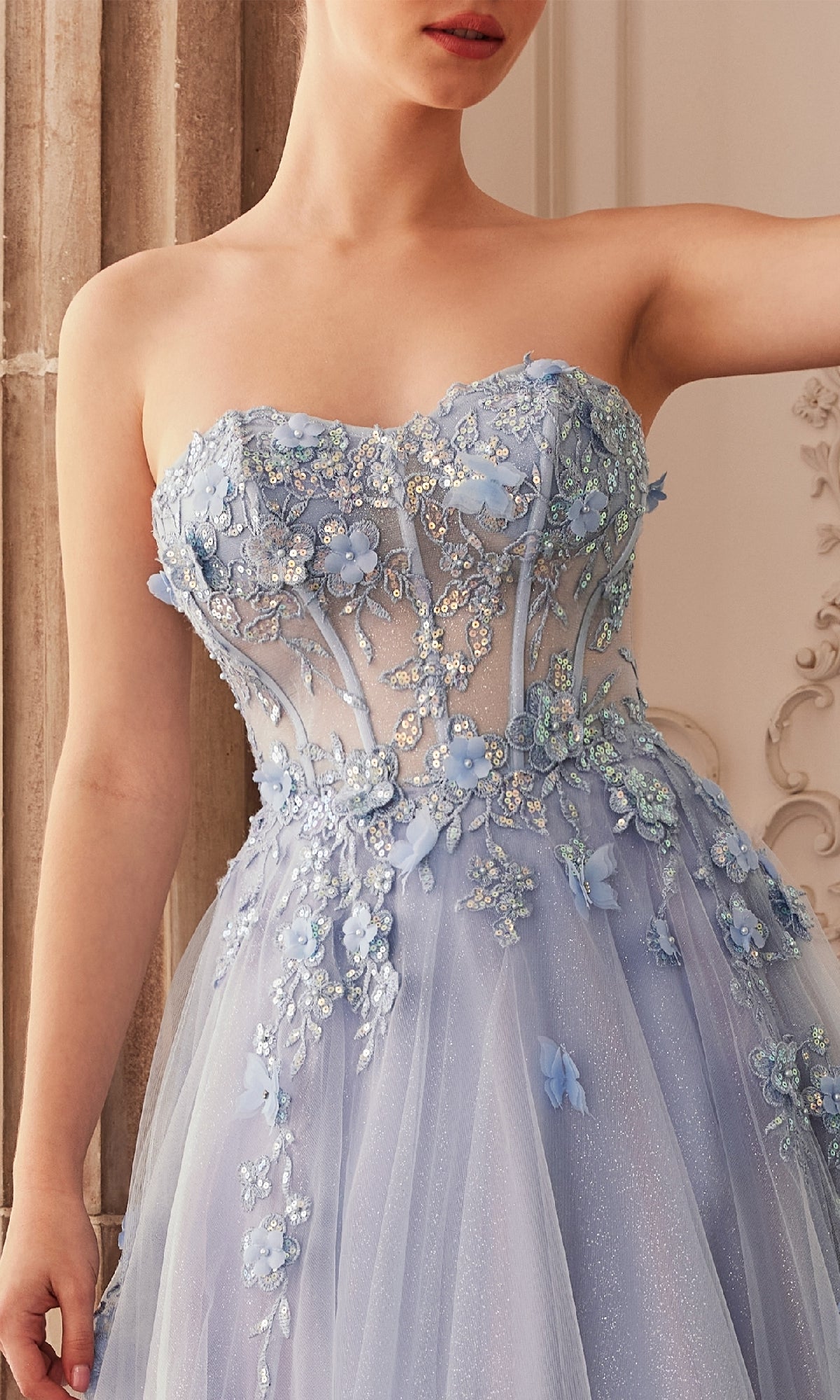 Andrea & Leo Long Formal Dress A1108