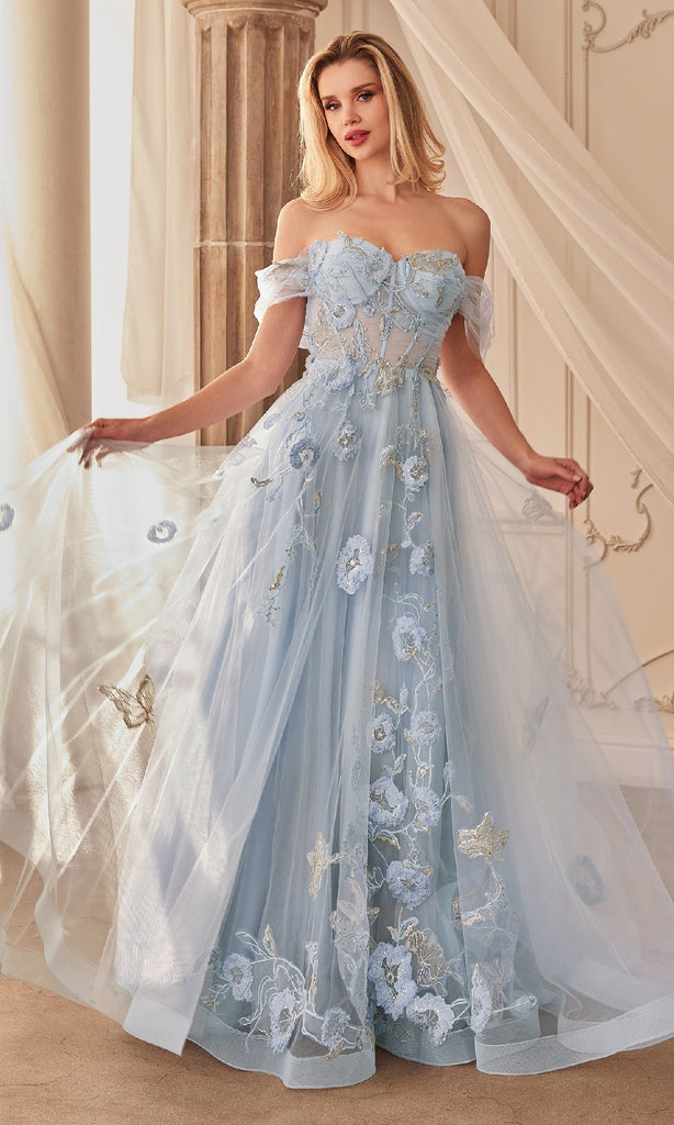 green emerald velvet dress Long Strapless Sweetheart A-Line Prom Dress A1348 English Violet / 2 main image 0