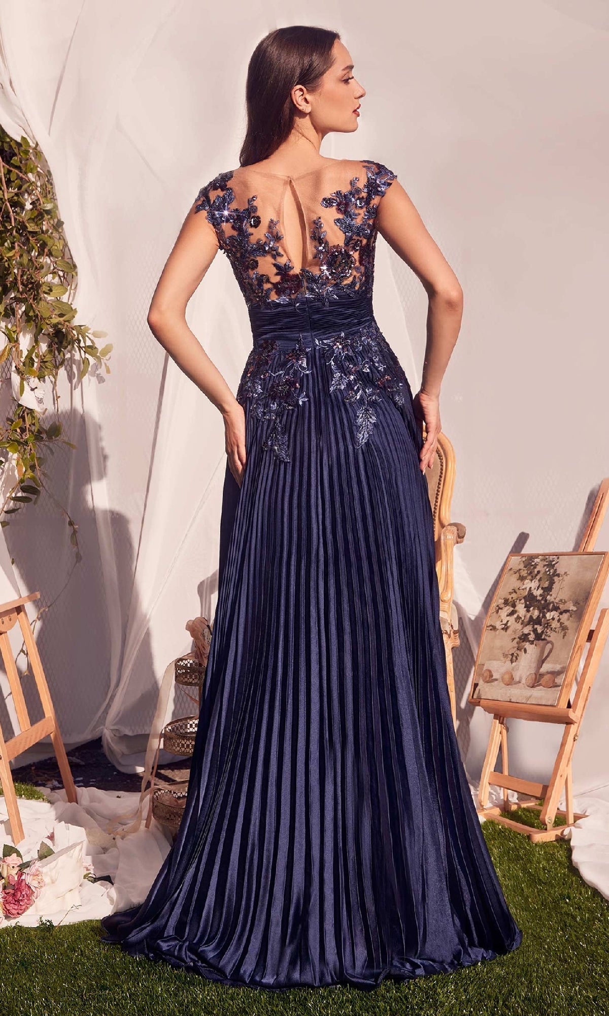 Andrea and Leo Long Formal Dress A1355