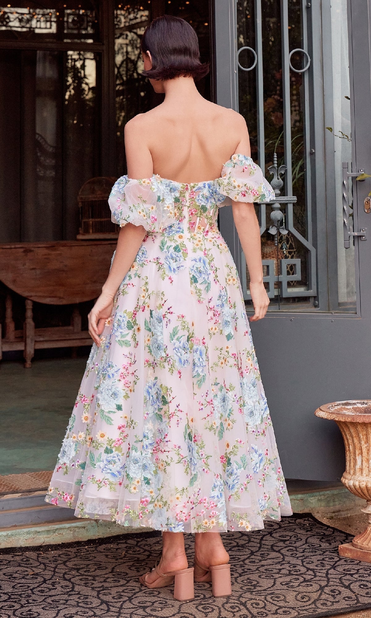 Andrea and Leo A1406 Prom Dress - Blue | NewYorkDress Andrea and Leo A1406 Prom Dress - Blue | NewYorkDress
