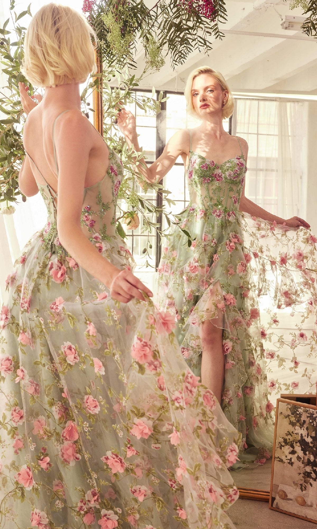 Sage Andrea and Leo Long Formal Dress A1420