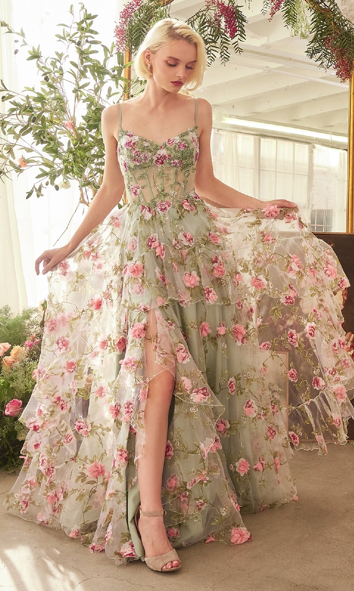 Andrea and Leo Long Formal Dress A1420