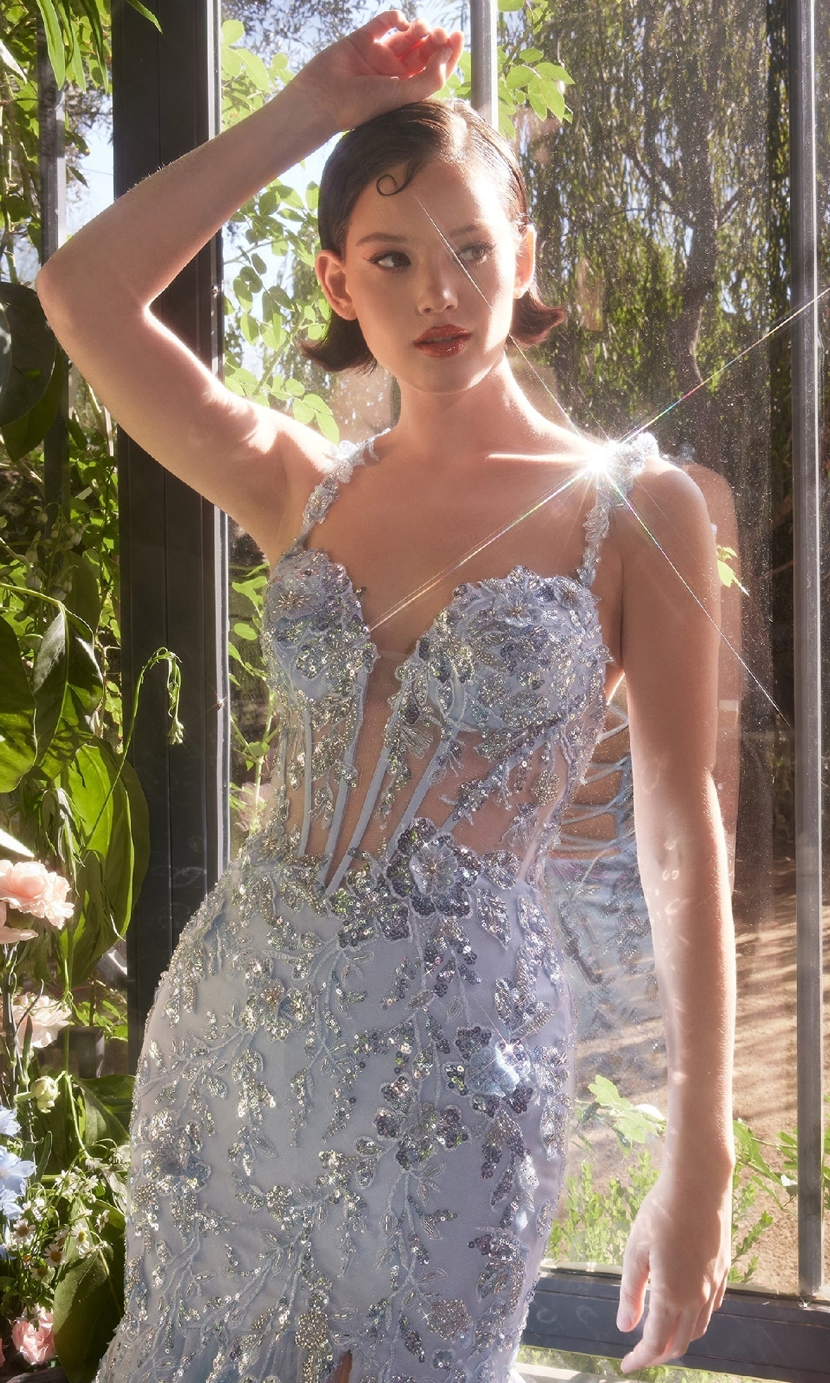 Andrea and Leo Long Formal Dress A1429
