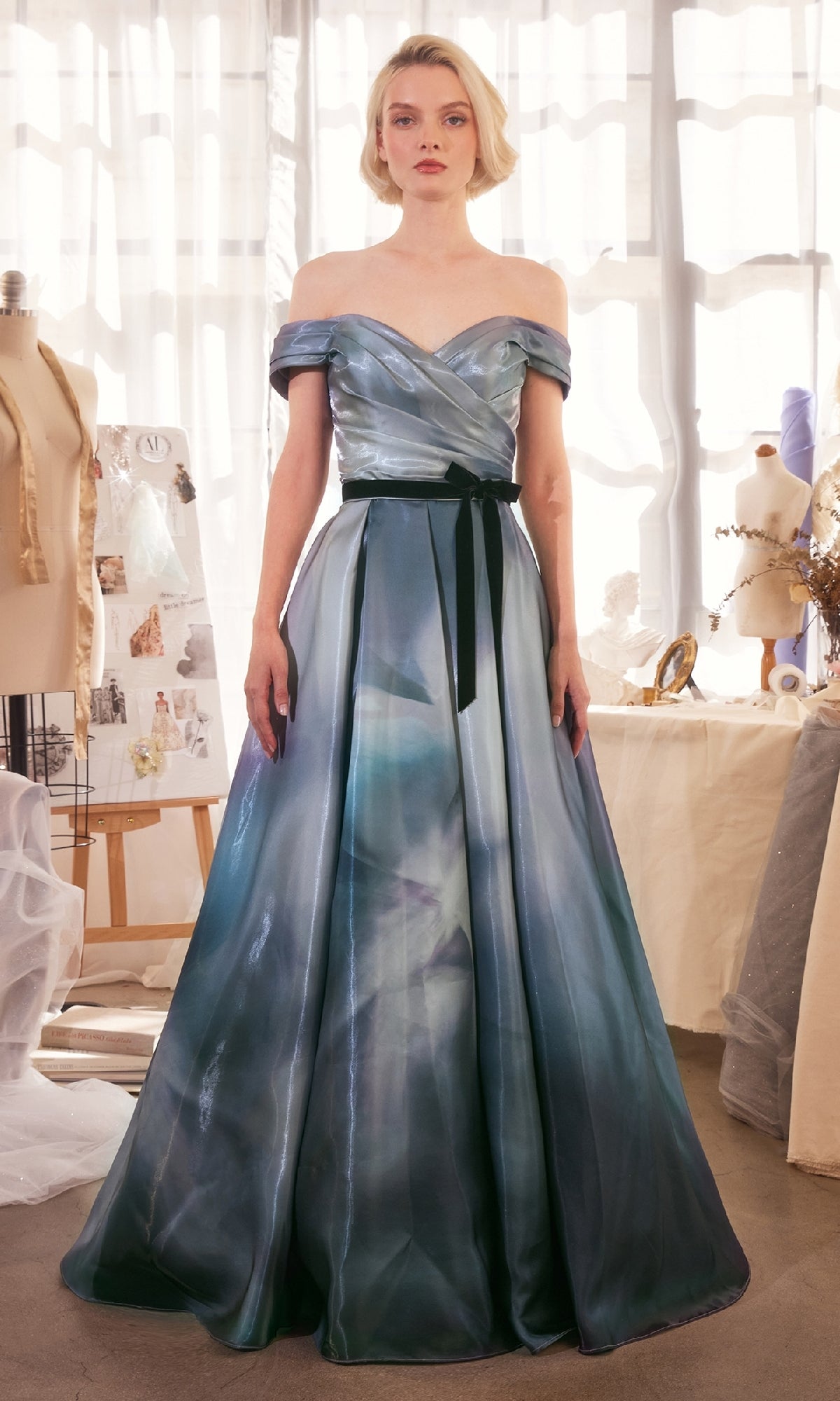 Andrea and Leo Long Formal Dress A1431