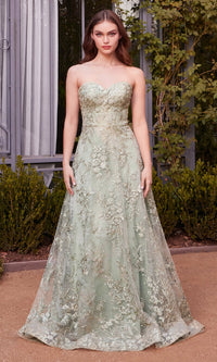 Sage Andrea and Leo Long Formal Dress A1446